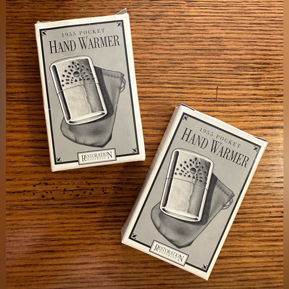 Pair of Restoration Hardware Handwarmers